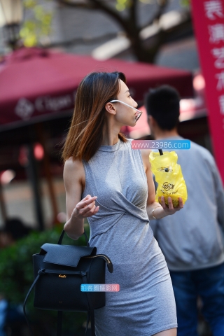 【咔喳赛贴】紧身灰裙