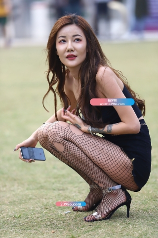 【Mark赛帖】黑色连衣短裙性感黑网袜（完整版）