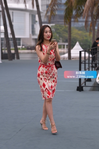 凉高跟气质女神