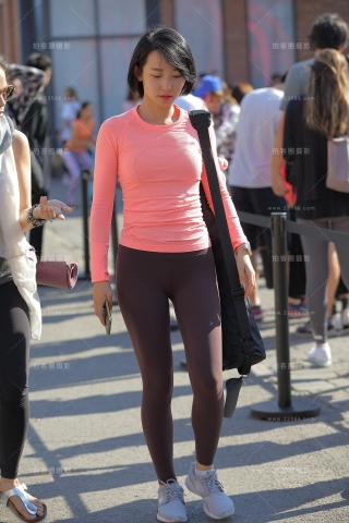 【补档】短发，气质佳，瑜伽美眉