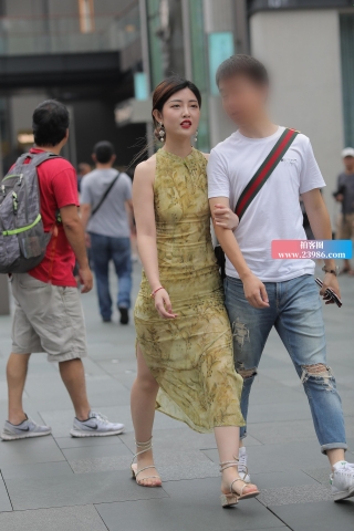 曼妙身材 旗袍美