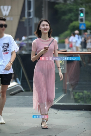 【凯恩赛贴】迷人甜美的高挑长裙美女