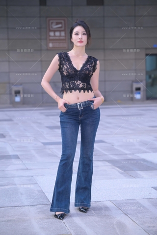 搭讪牛仔裤长腿美姐（完整版）