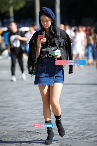 时髦美女长的漂亮是优势，穿的漂亮是本事