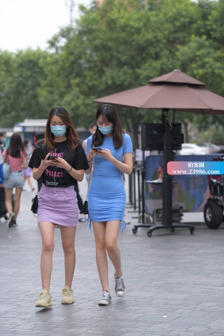 有气质的蓝色群小姐姐