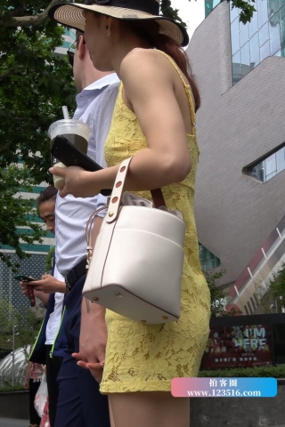 查看完整内容：4K - 街拍黄色吊带裙美女[1.40 GB/MP4]（视频版） - 共8张图片
