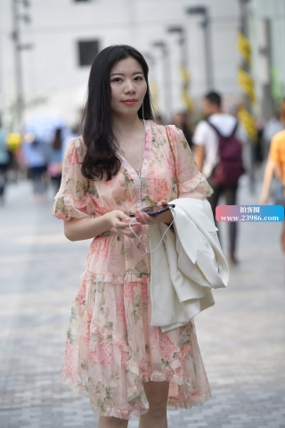 知性大方长裙美姐