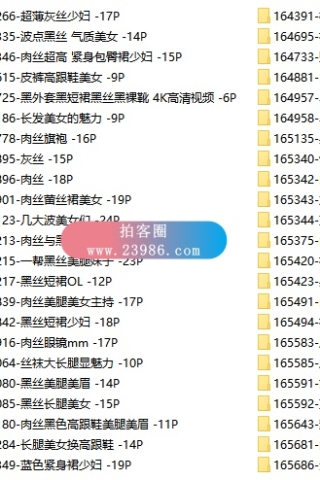 查看完整内容：绝版-3A街拍论坛VIP精品原创街拍打包，共2889套36842张原站高清原图合集，大小27.4GB - 共5张图片