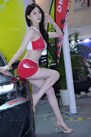 包臀短裙性感车模 【图片➕视频】（完整版）