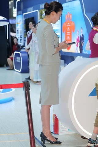 珠海航展南航专机旗袍肉丝（完整版）