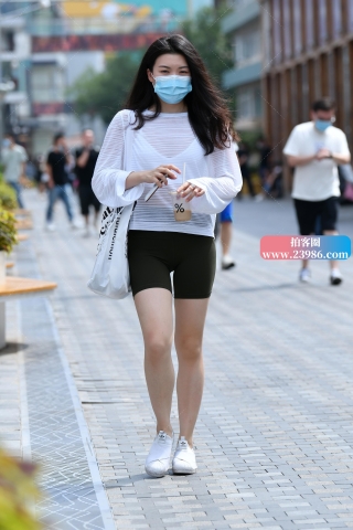 ★拿铁瑜伽短裤美女
