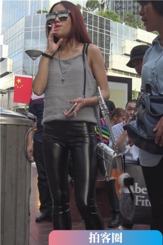 查看完整内容：4k-街拍抽烟的紧身皮裤美女 [1.22 GB]（视频版） - 共10张图片