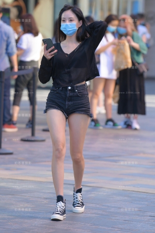 【红石赛帖】极品热裤美女