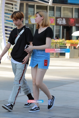 【视觉冲击赛帖】性感 牛仔包臀裙 女友