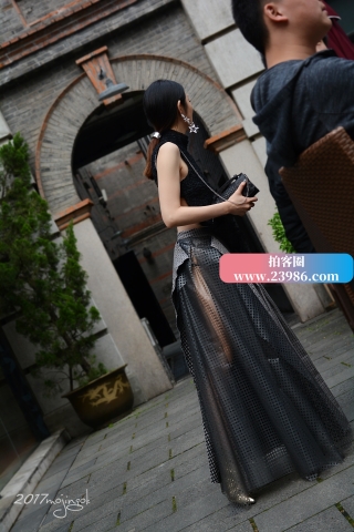 咔喳赛15 大开背银色长裙（17p）