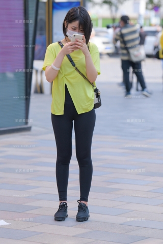 【红石赛贴】黑色紧身裤美女