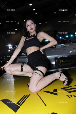 黑色抹胸 黑色热裤制服2