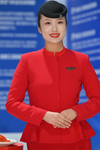 中国红-微厚黑丝-川航空姐（完整版）