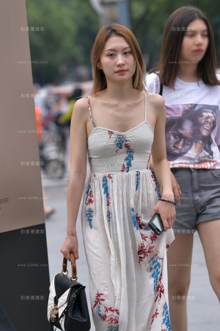 【红石赛帖】吊带裙美女
