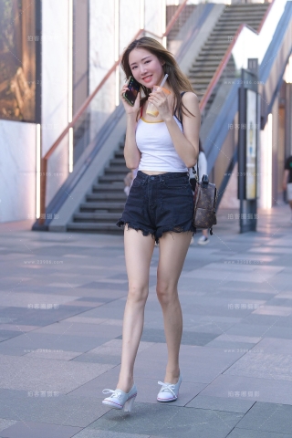 她这腿，真心长~