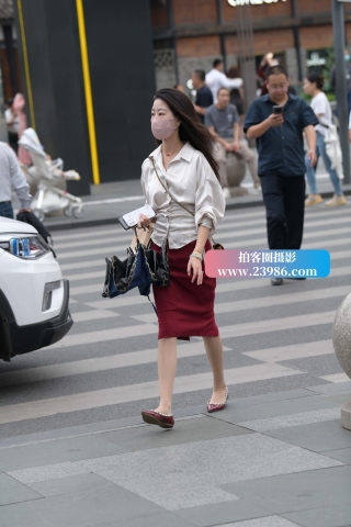 街拍半身裙R丝小姐姐