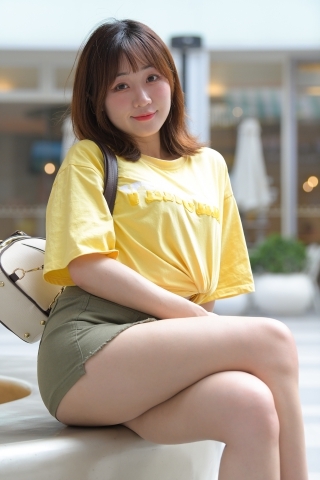 绿色短裙女孩【原图+视频】EQ0560T