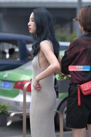 【视觉冲击赛贴】柔软贴身针织长裙美眉