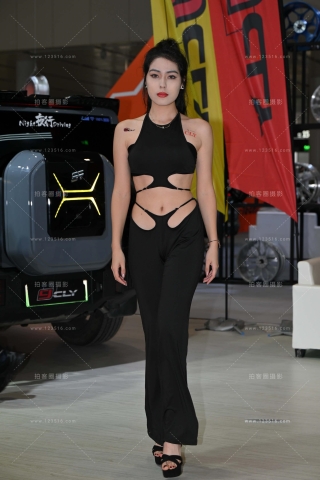 查看完整内容：性感黑色长裤丁姐模特 - 共16张图片