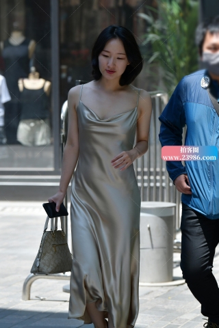 ★丝滑长裙美女