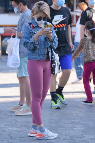 【红石赛贴】粉色瑜伽裤