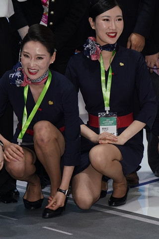 东航棕丝空姐（完整版）