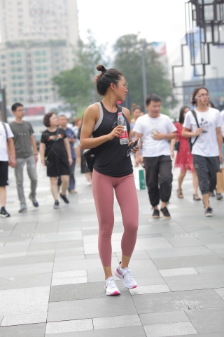 【凯恩赛贴】红色瑜伽裤