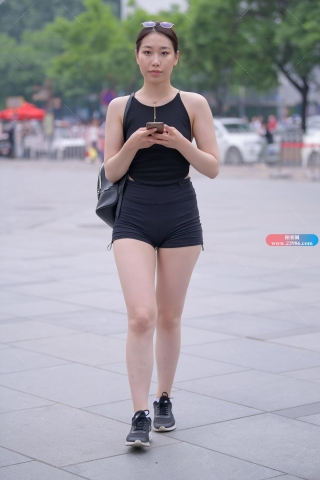 【红石赛帖】素颜瑜伽短裤美女