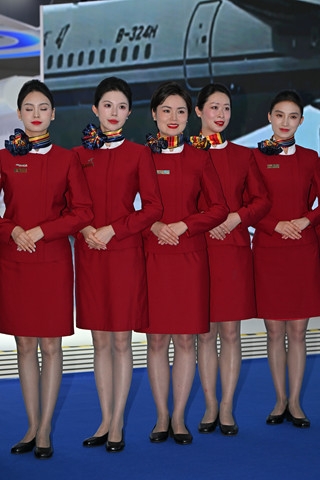 国航空姐合照一波来袭（完整版）