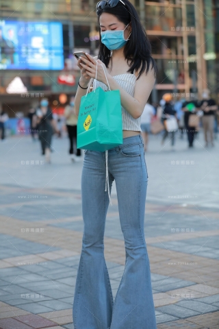 【玻璃赛帖】超紧身蓝牛小姐姐