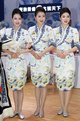端庄靓丽海航空姐合照（完整版）