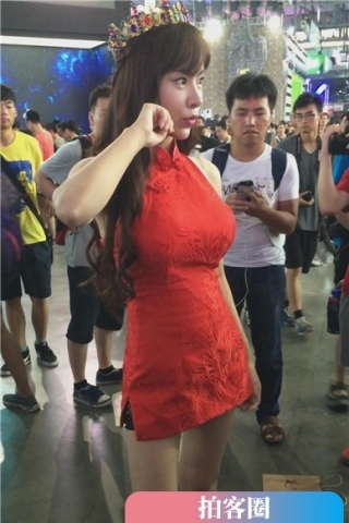 查看完整内容：展会上红色性感气质丰满美眉 [431 MB]（视频版） - 共6张图片