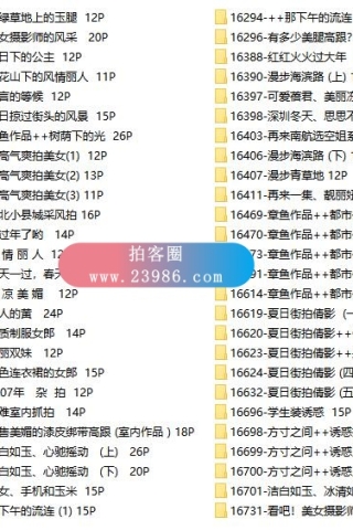 查看完整内容：启明星街拍-原创大师收藏专区，共3000余套45000余张街拍图片合集14.8GB（完整版） - 共5张图片
