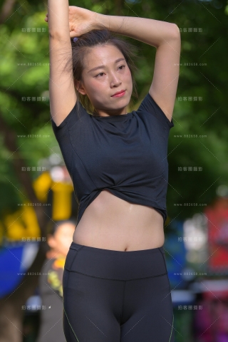 【街拍之魂赛帖】搭讪黑色紧身**