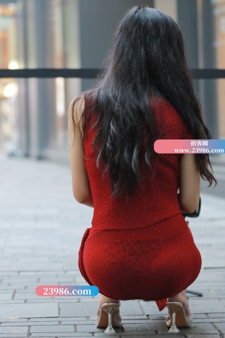 【玻璃街拍】性感包臀裙小姐姐